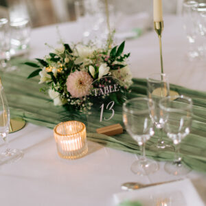 Chemin de table Vert - Olivia