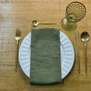 Serviette Verte -  Olivia