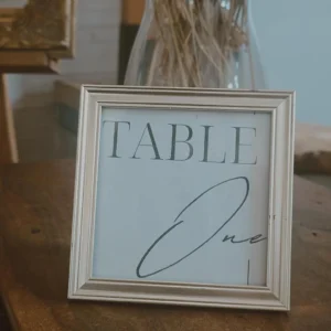 Numéro de table Lisa